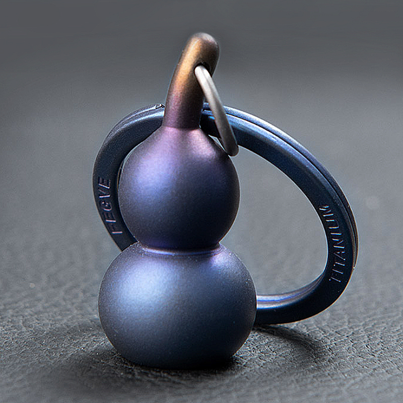 Car Accessories Xmas Gifts - Luxury Titanium Keychain Bag Pendant High