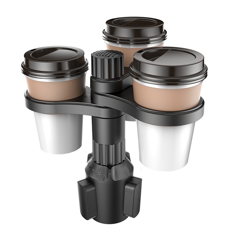 Car Accessories Must Have - 360° Rotatable 3-In-1 Car Cup Holder