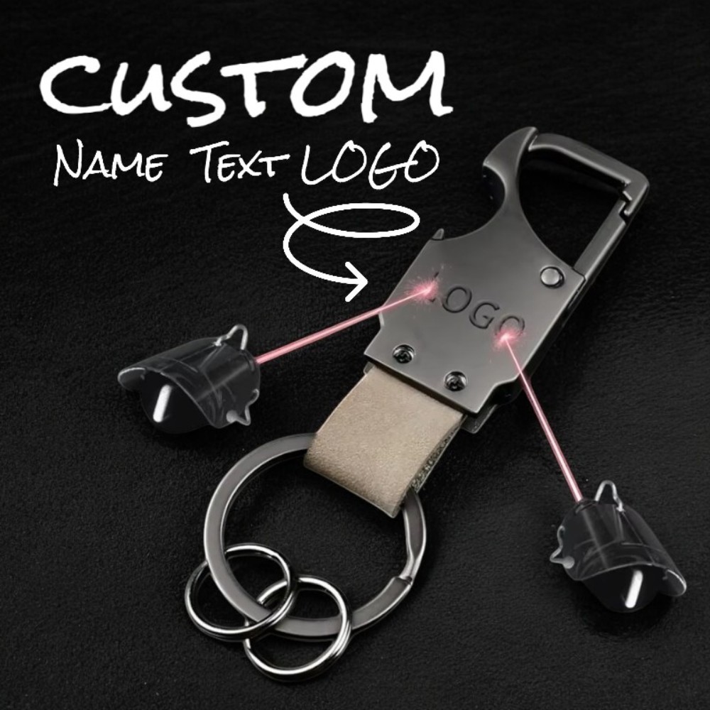 Car Accessories Name - 1PC Engraved Custom Name Logo Leather