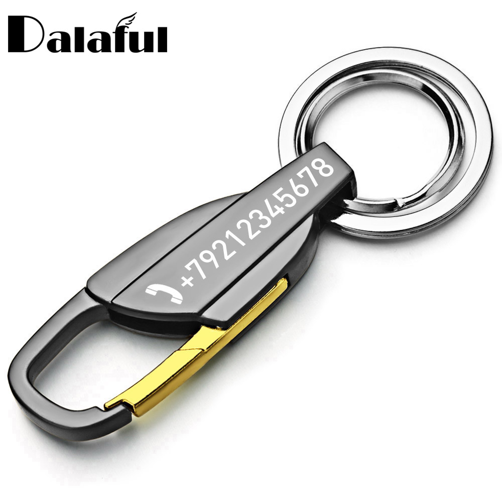 Car Accessories Name - Personalized Lettering Keychain Men Key Chain