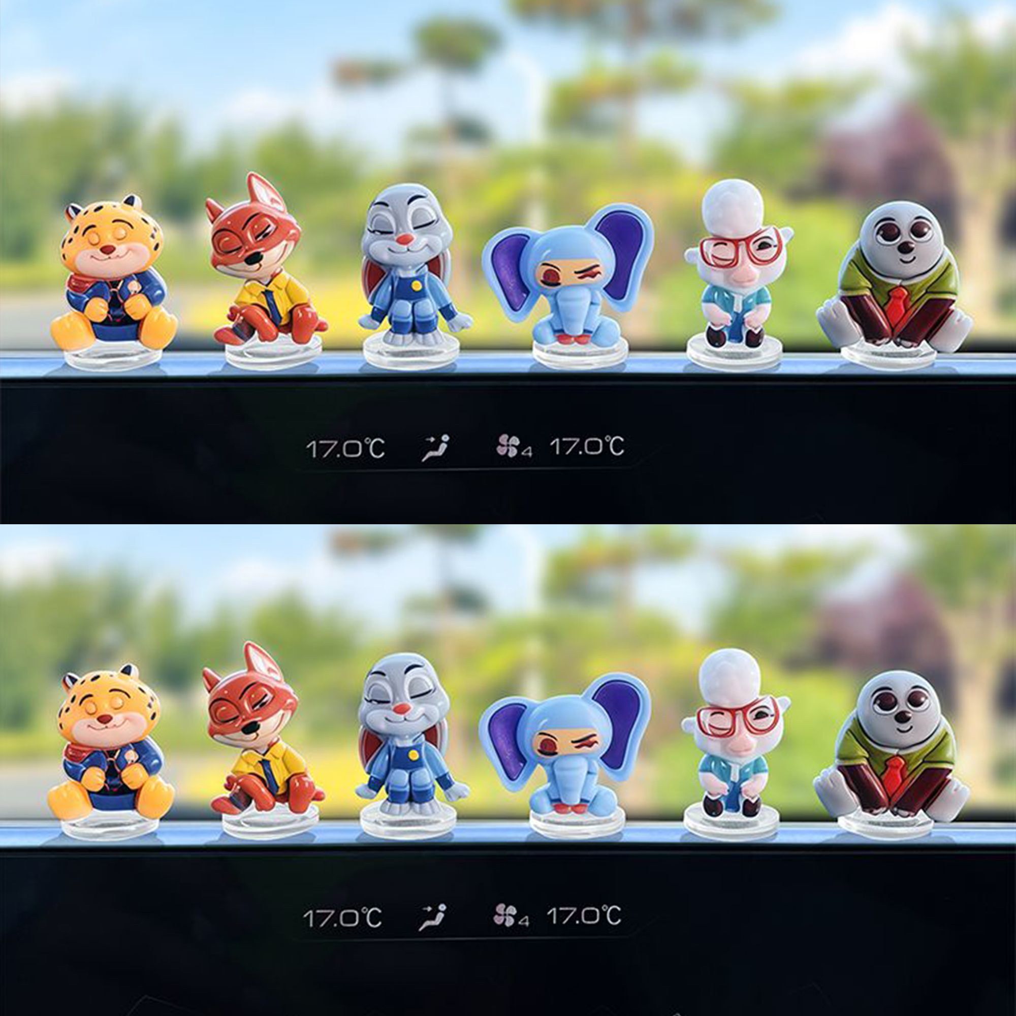 Car Accessories Papar - Zootopia cartoon car ornament for car