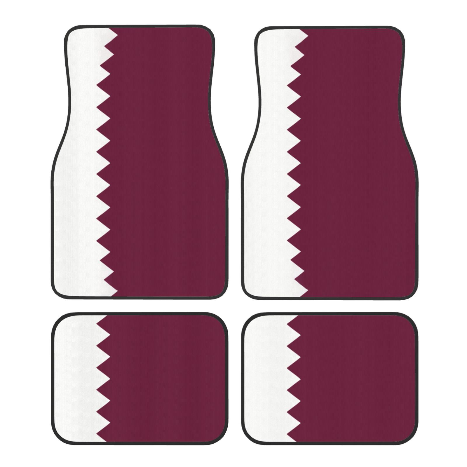 Car Accessories Qatar - Flag of Qatar Pattern Car Floor