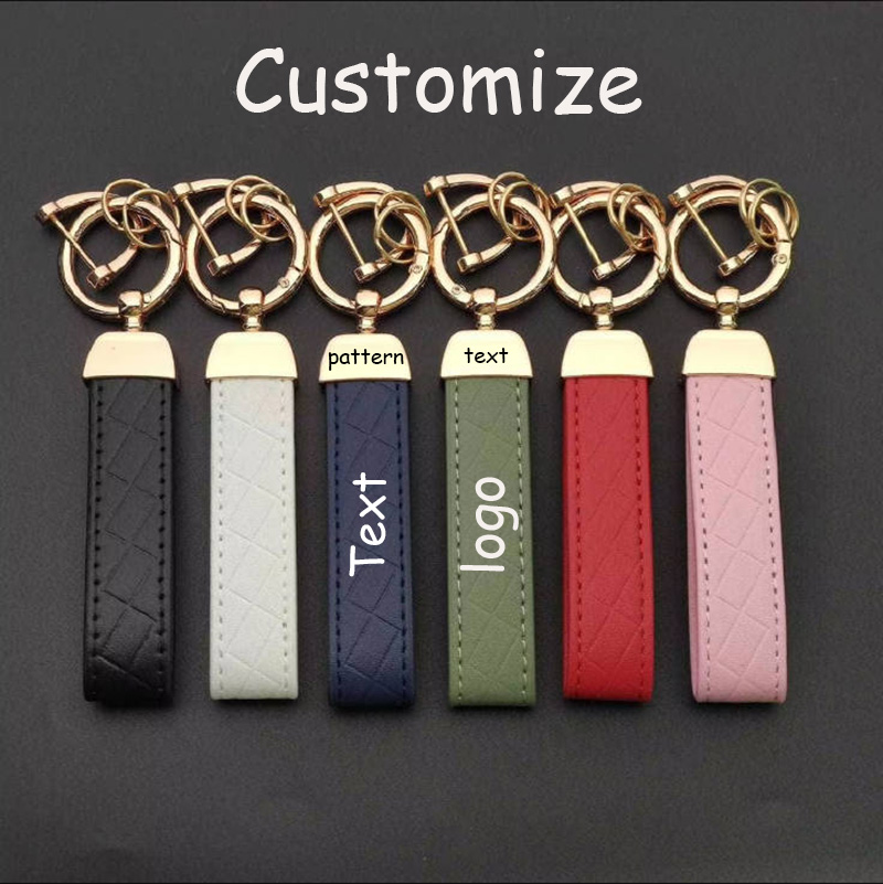 1/6/18PCS Leather KeyChain Cus - Car Accessories Name recension och pris