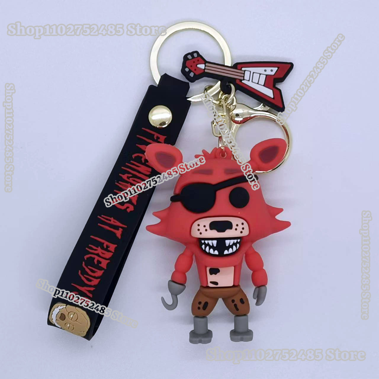 5pcs Cartoon Anime FNAF Figure - Car Accessories Papar recension och pris