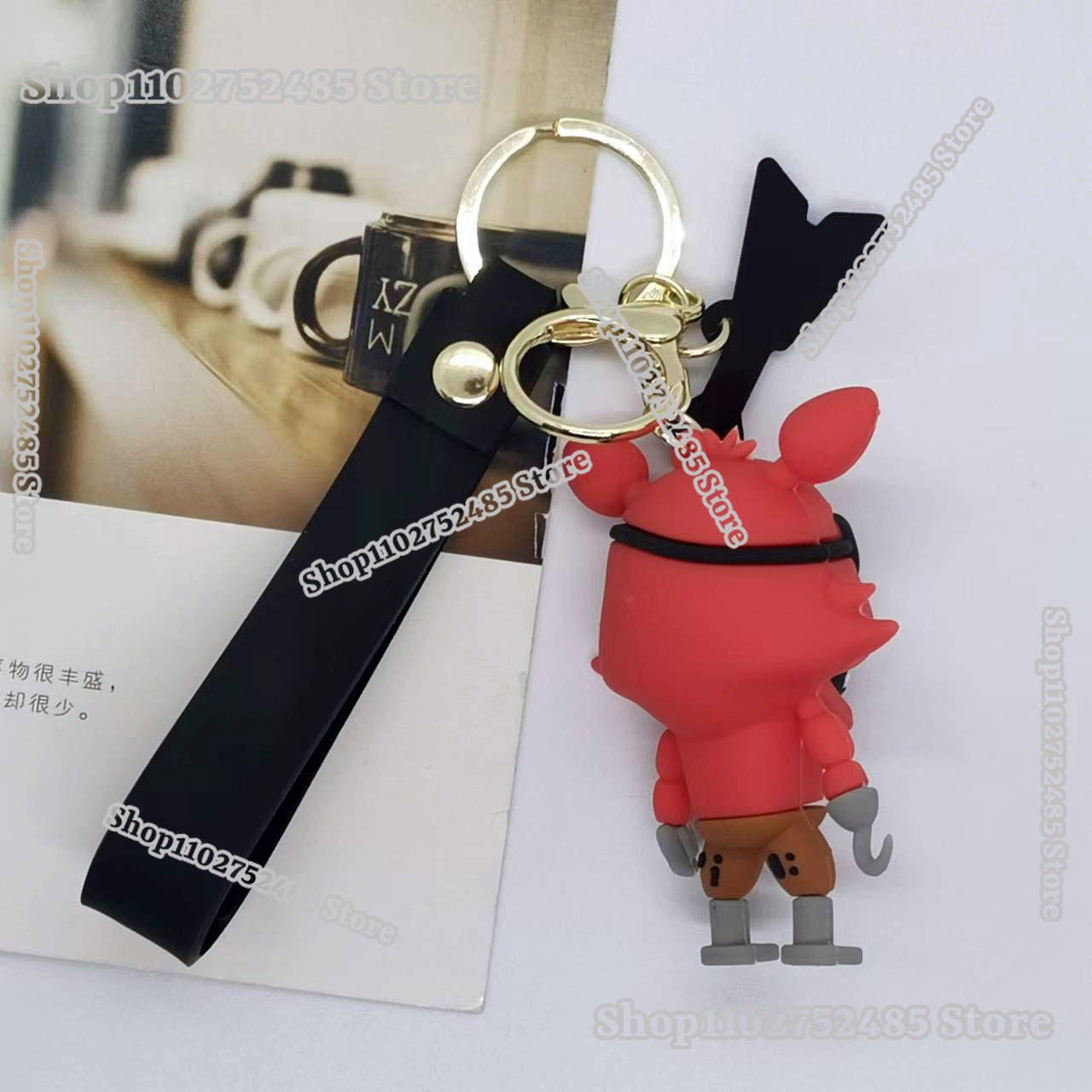 5pcs Cartoon Anime FNAF Figure - Car Accessories Papar recension och pris