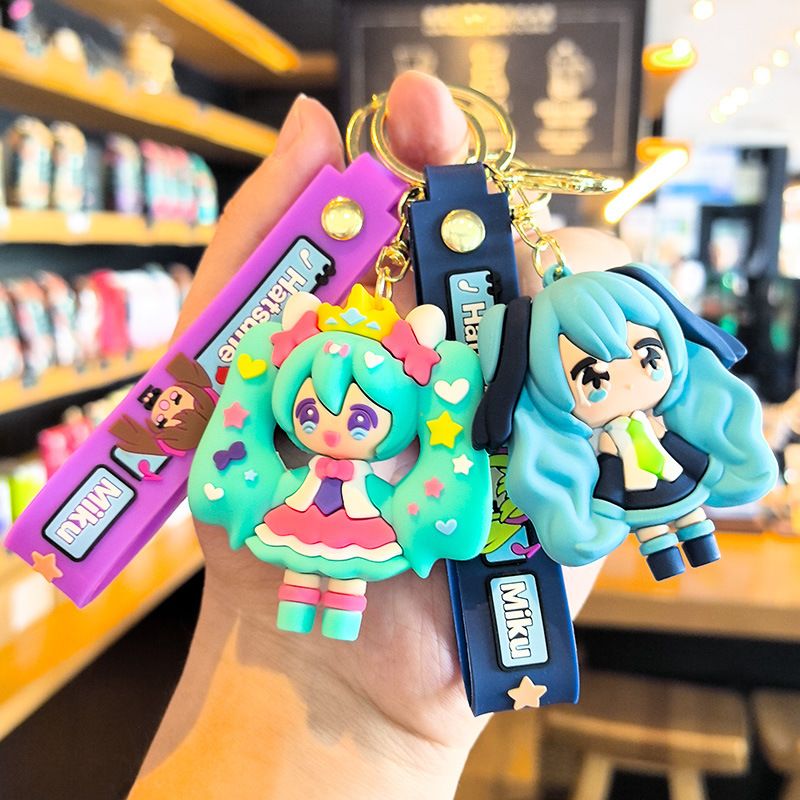 Hatsune Miku Keychain Cartoon  - Car Accessories Company recension och pris