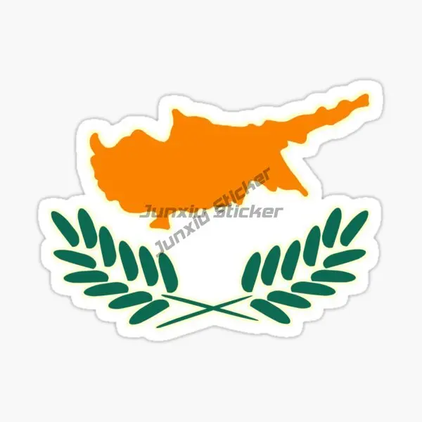 Creative Cyprus Flag Map Water - Car Accessories Cyprus recension och pris