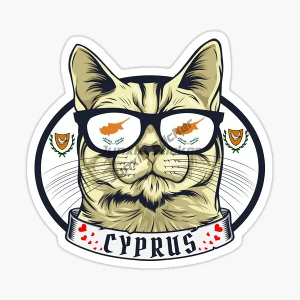 Creative Cyprus Flag Map Water - Car Accessories Cyprus recension och pris