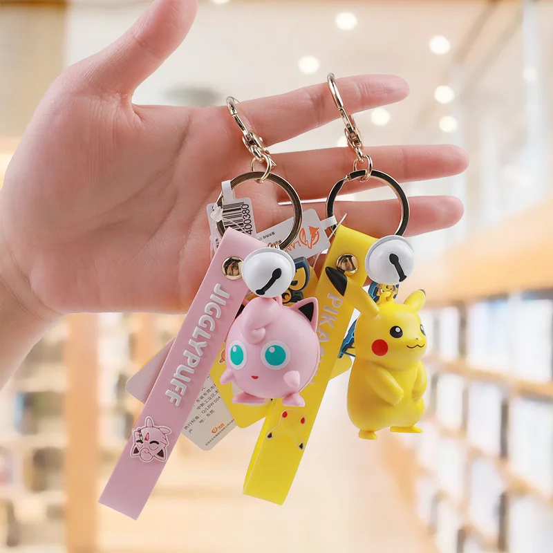 Pokemon Keychain Anime Cute Pi - Car Accessories Xmas Gifts recension och pris