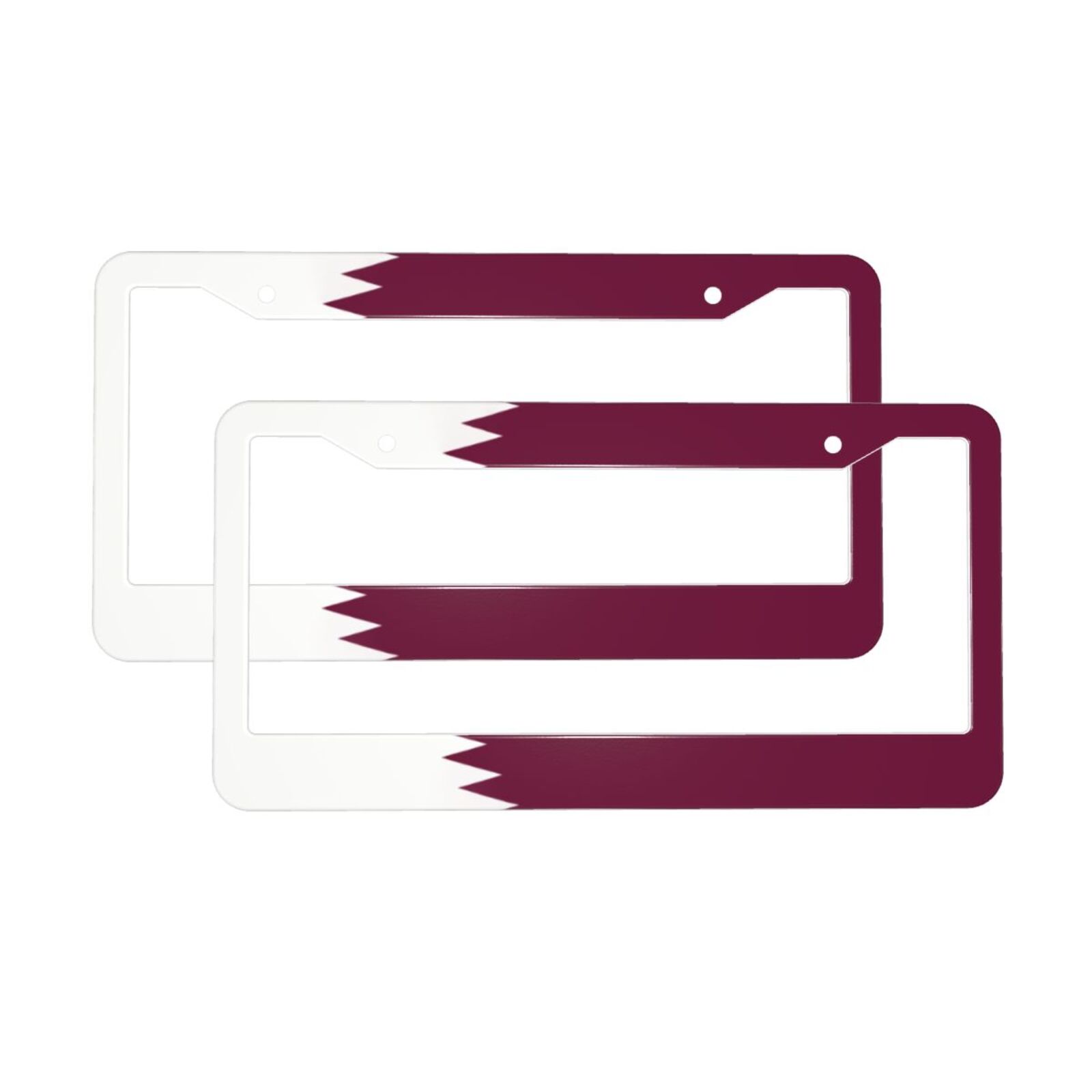 Flag of Qatar Pattern License  - Car Accessories Qatar recension och pris