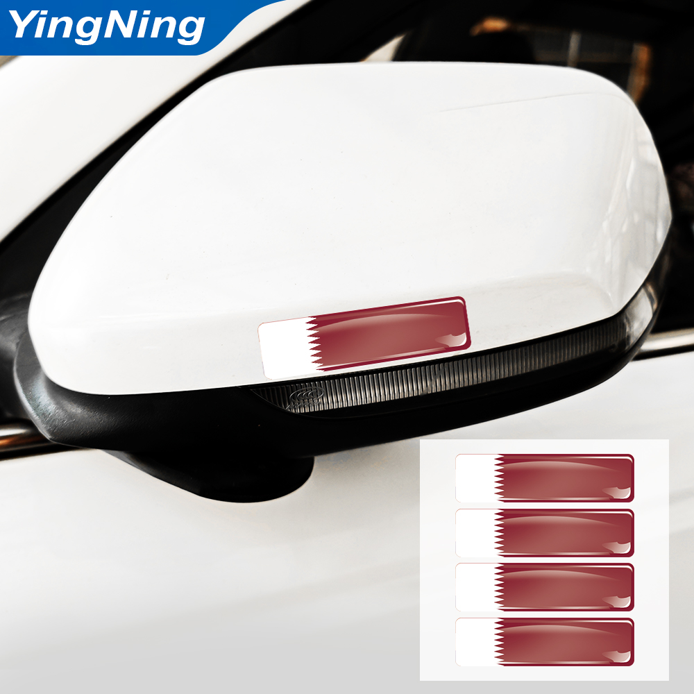 4PCS Qatar Flag Sticker Vinyl  - Car Accessories Qatar recension och pris
