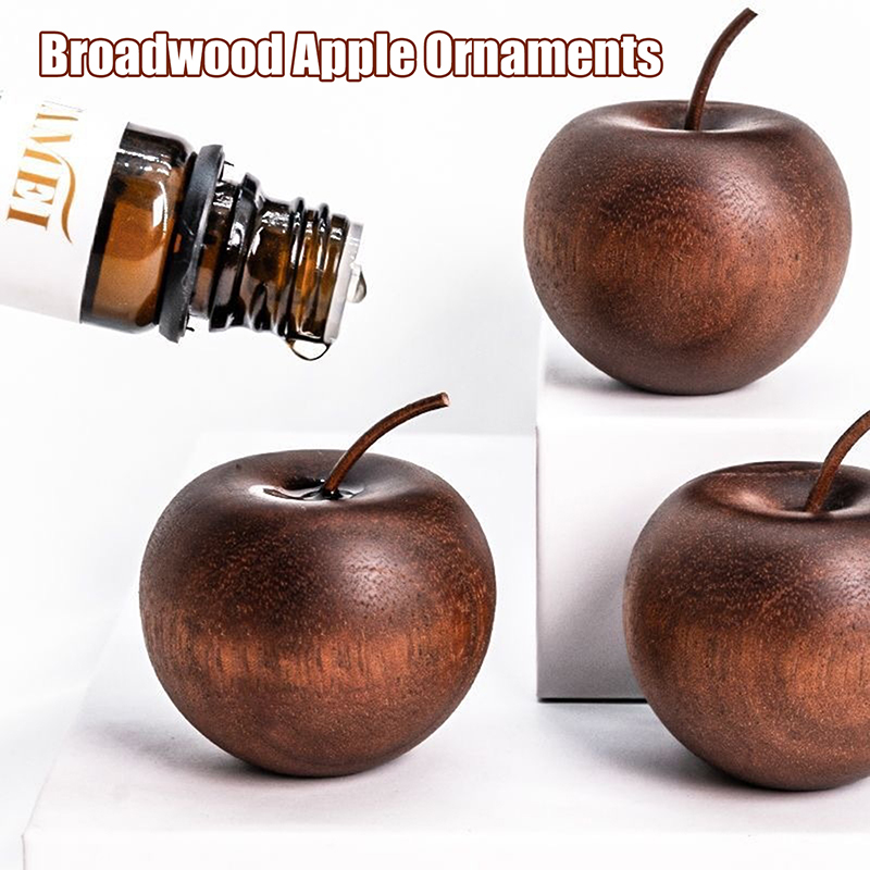 1/3 Set Of Wooden Apple Shaped - Car Fragrance Diffuser recension och pris