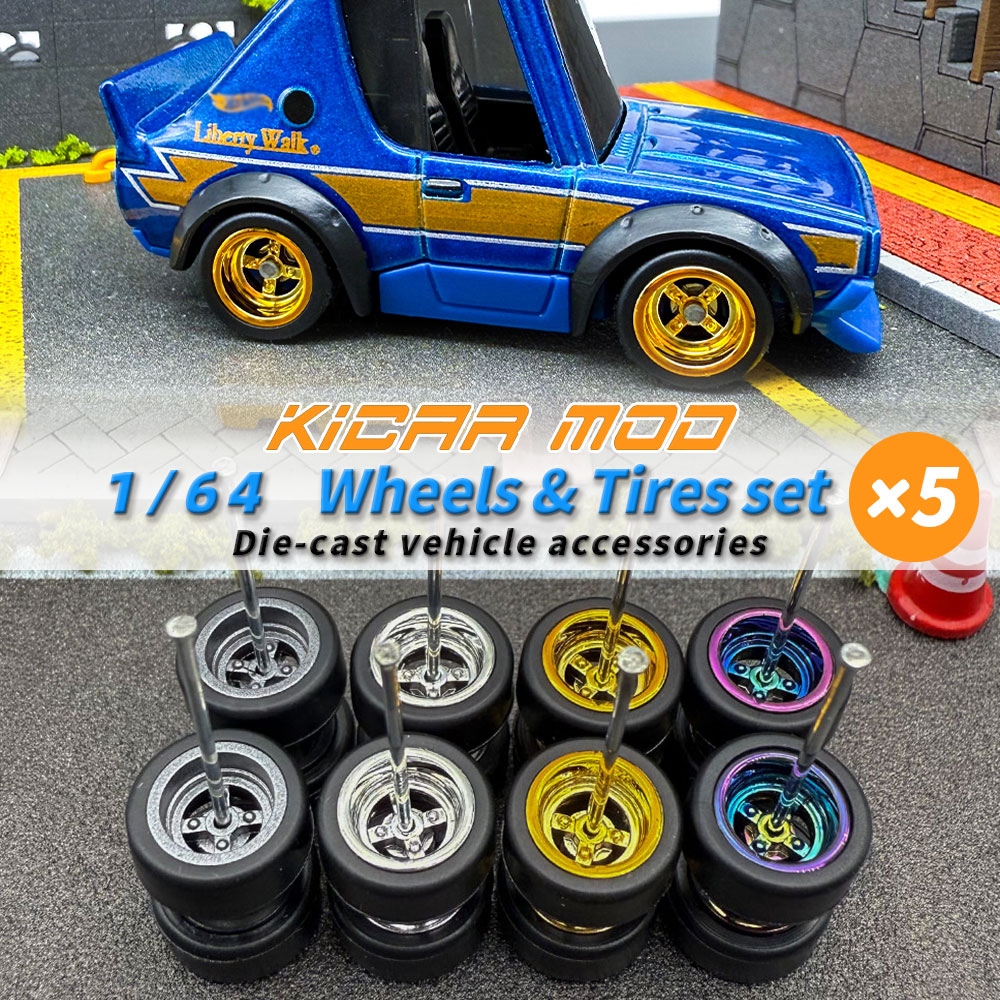 1/64 Model Detachable Wheels R - Car Accessories Company recension och pris