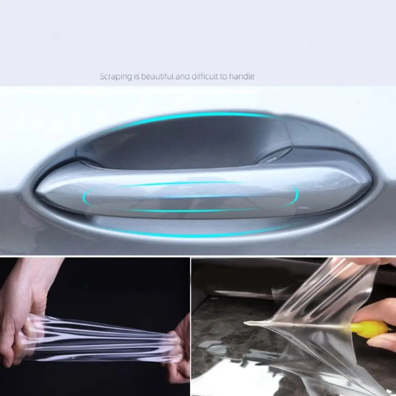 4/10Pcs TPU Car Door Handle Pr - Car Door Handle Protector recension och pris