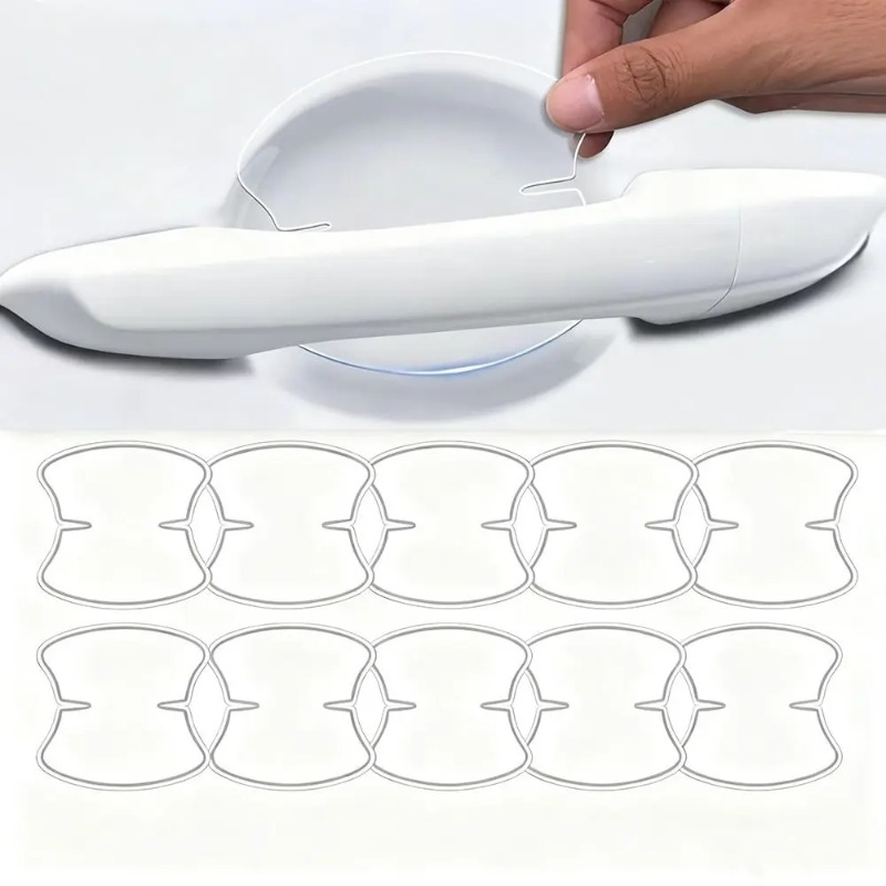 4/10Pcs TPU Car Door Handle Pr - Car Door Handle Protector recension och pris