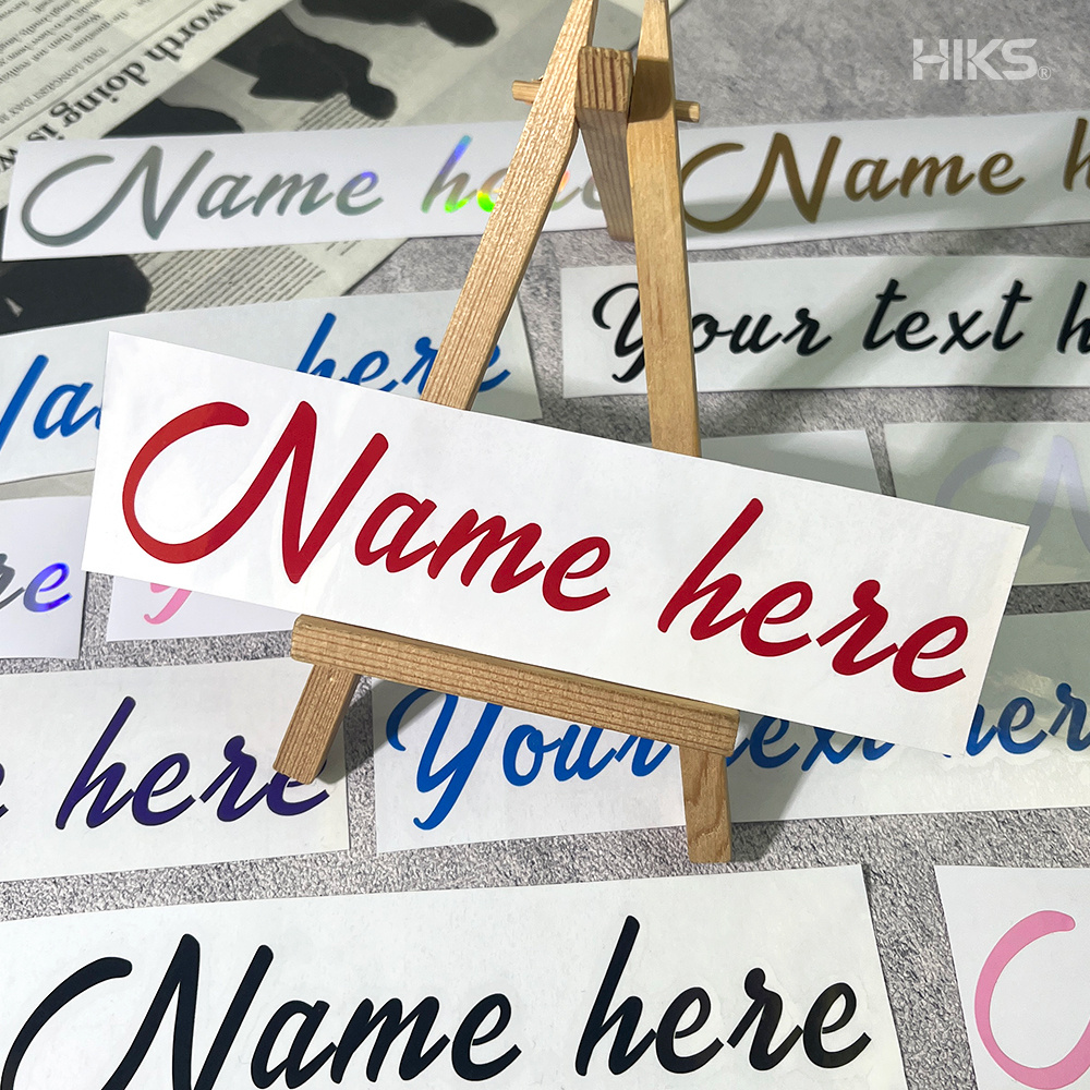 2PCS Custom Cursive Name Vinyl - Car Accessories Name recension och pris