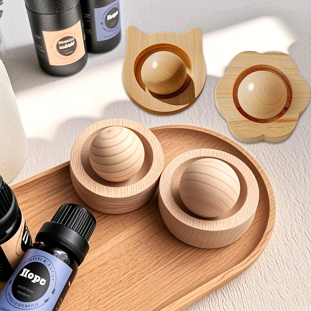 Natural Wooden Essential Oil D - Car Fragrance Diffuser recension och pris