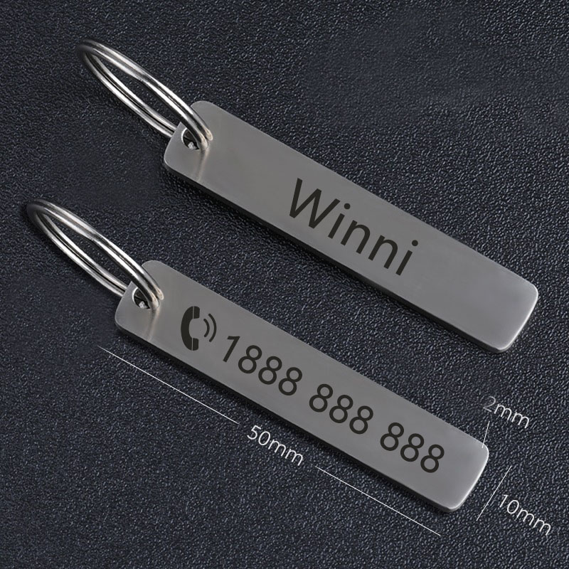 Personalized Stainless Steel K - Car Accessories Name recension och pris