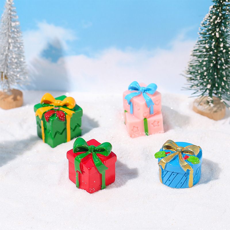 1Pc Mini Christmas Gift Box Re - Car Accessories Xmas Gifts recension och pris