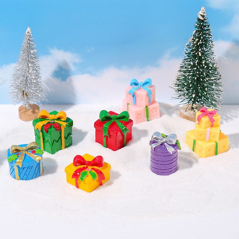 1Pc Mini Christmas Gift Box Re - Car Accessories Xmas Gifts recension och pris