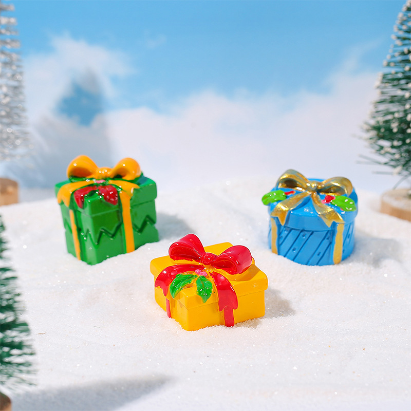 1Pc Mini Christmas Gift Box Re - Car Accessories Xmas Gifts recension och pris