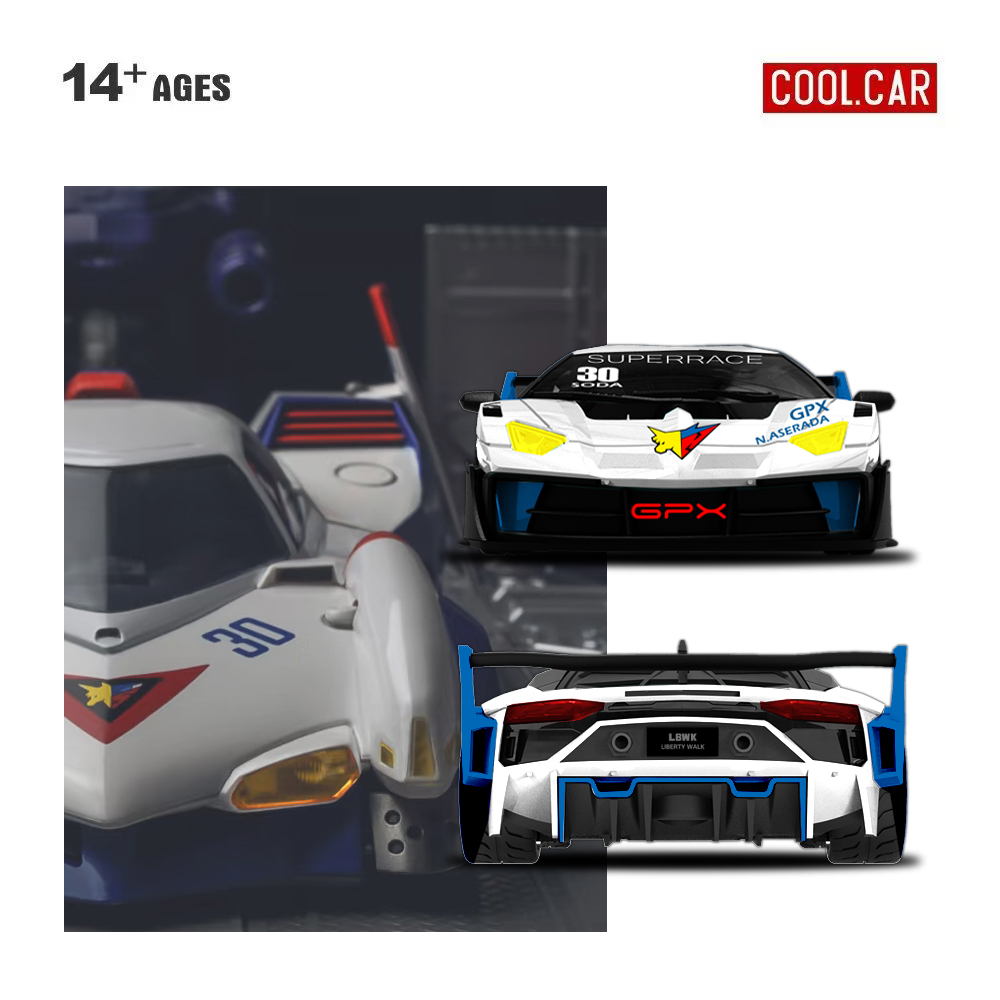 Cool Car 1:64 GTEVO Superrace  - Car Accessories Company recension och pris