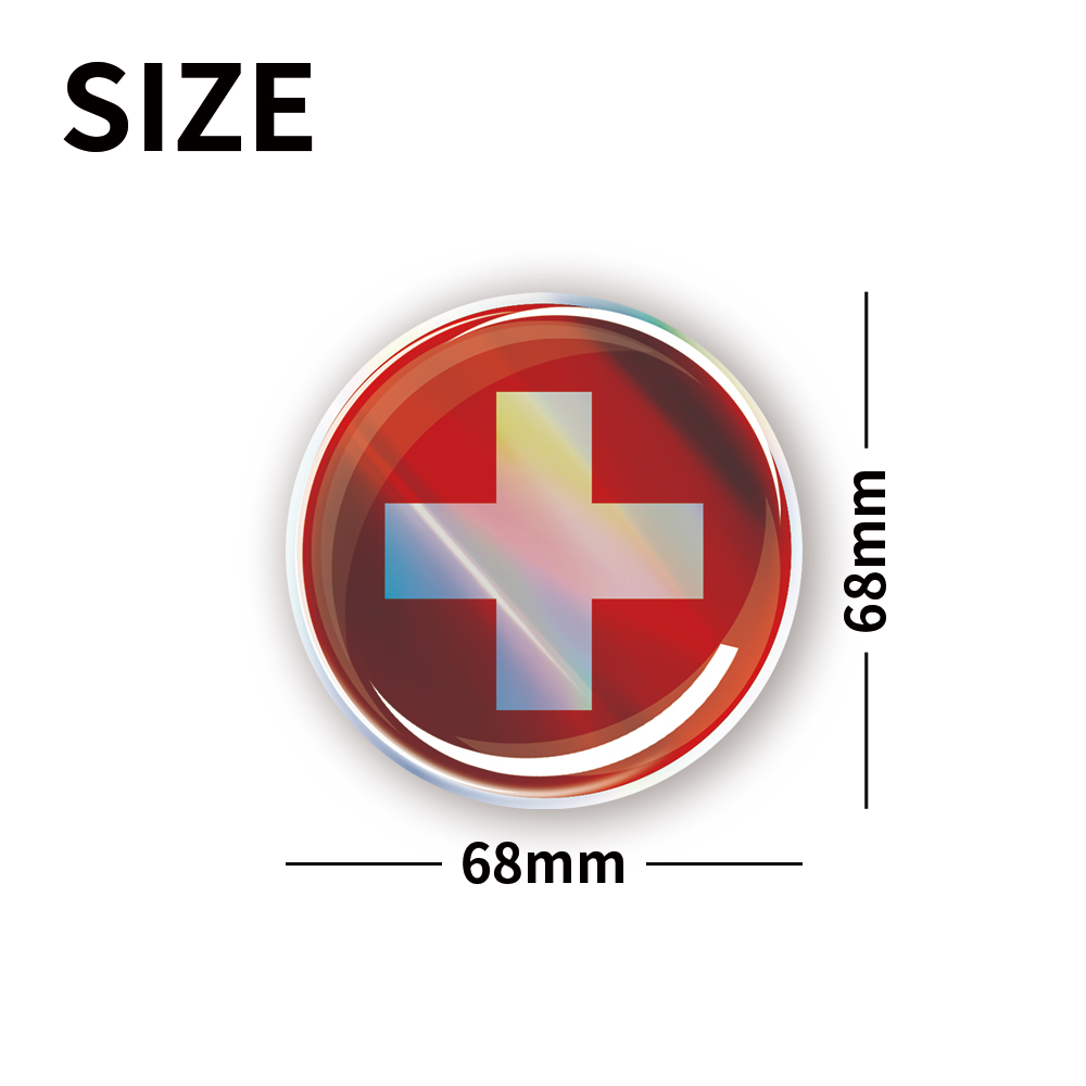 Switzerland Flag Serbia Cyprus - Car Accessories Cyprus recension och pris