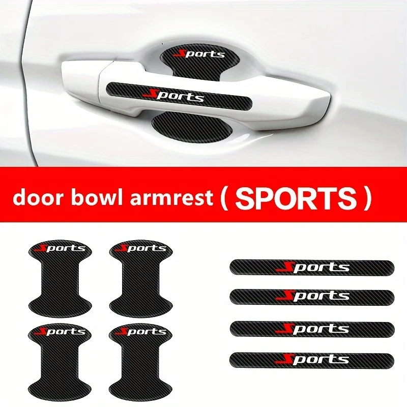 8Pcs/Set Car Door Handle Prote - Car Door Handle Protector recension och pris
