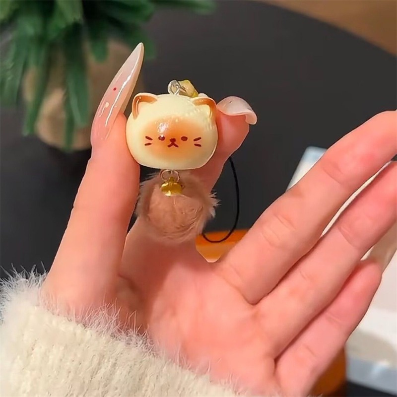 5Pcs Cartoon Graffiti Cat Key  - Car Accessories Xmas Gifts recension och pris