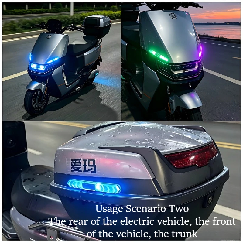 1Pc Solar LED Strobe Flash Lig - Car Door Handle Protector recension och pris