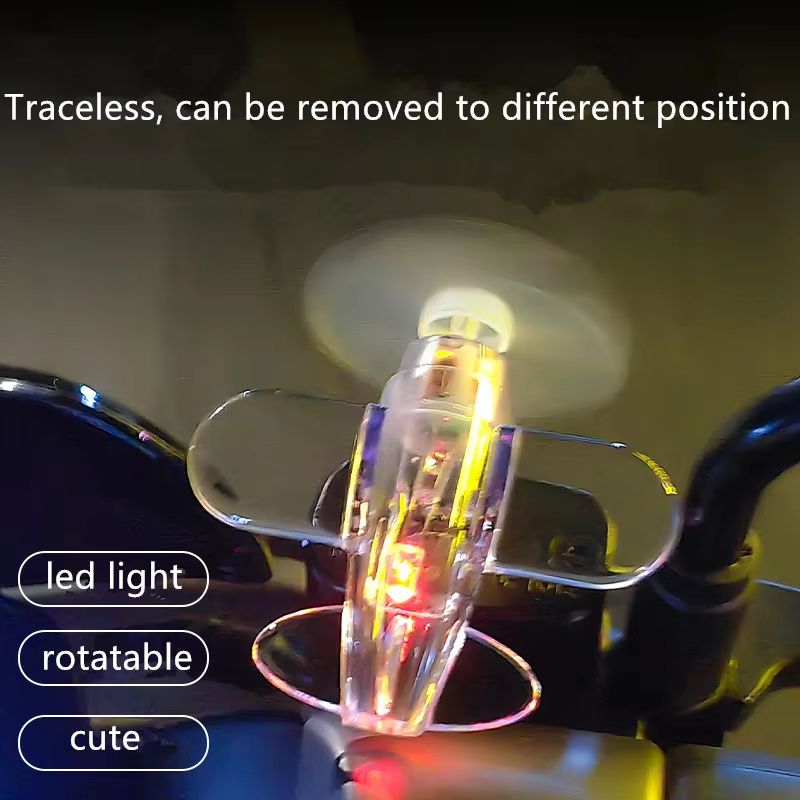 Wind Powered LED Airplane Orna - Car Accessories Papar recension och pris