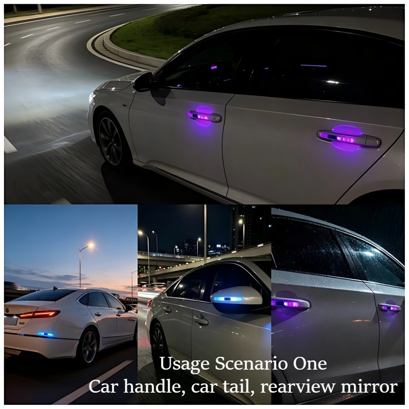 Solar LED Strobe Flash Light C - Car Door Handle Protector recension och pris