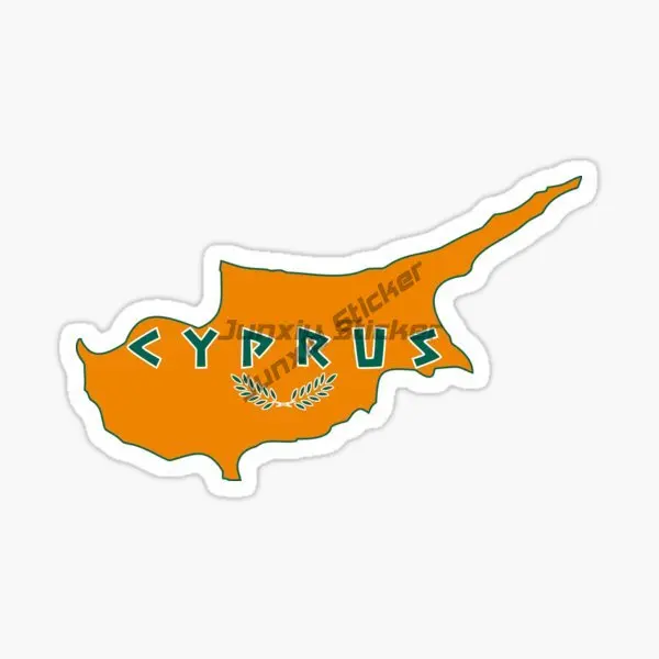 Creative Cyprus Flag Map Water - Car Accessories Cyprus recension och pris