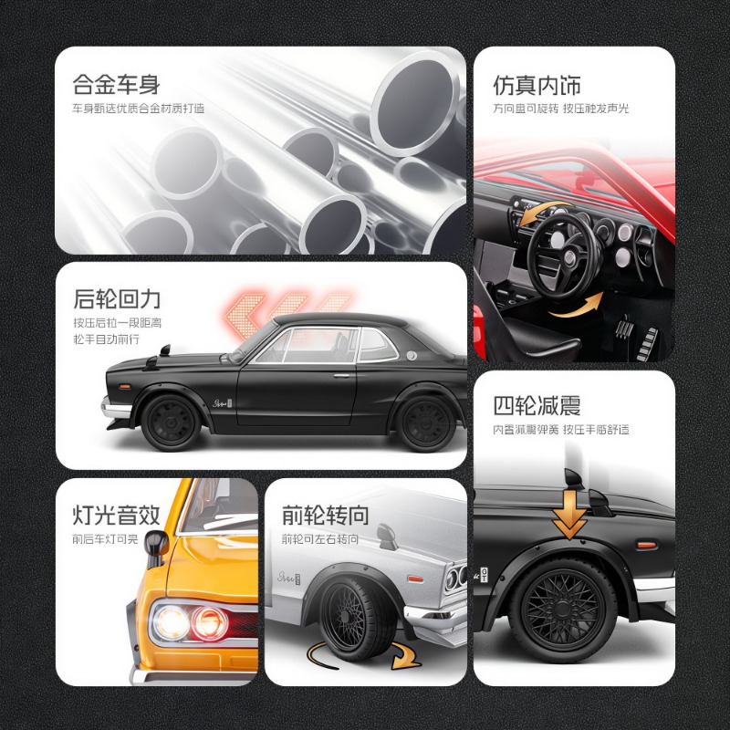 1:22 Nissan Skyline GT-R Hakos - Car Accessories Company recension och pris